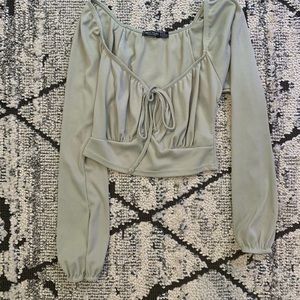 Nastygal Cropped long sleeve